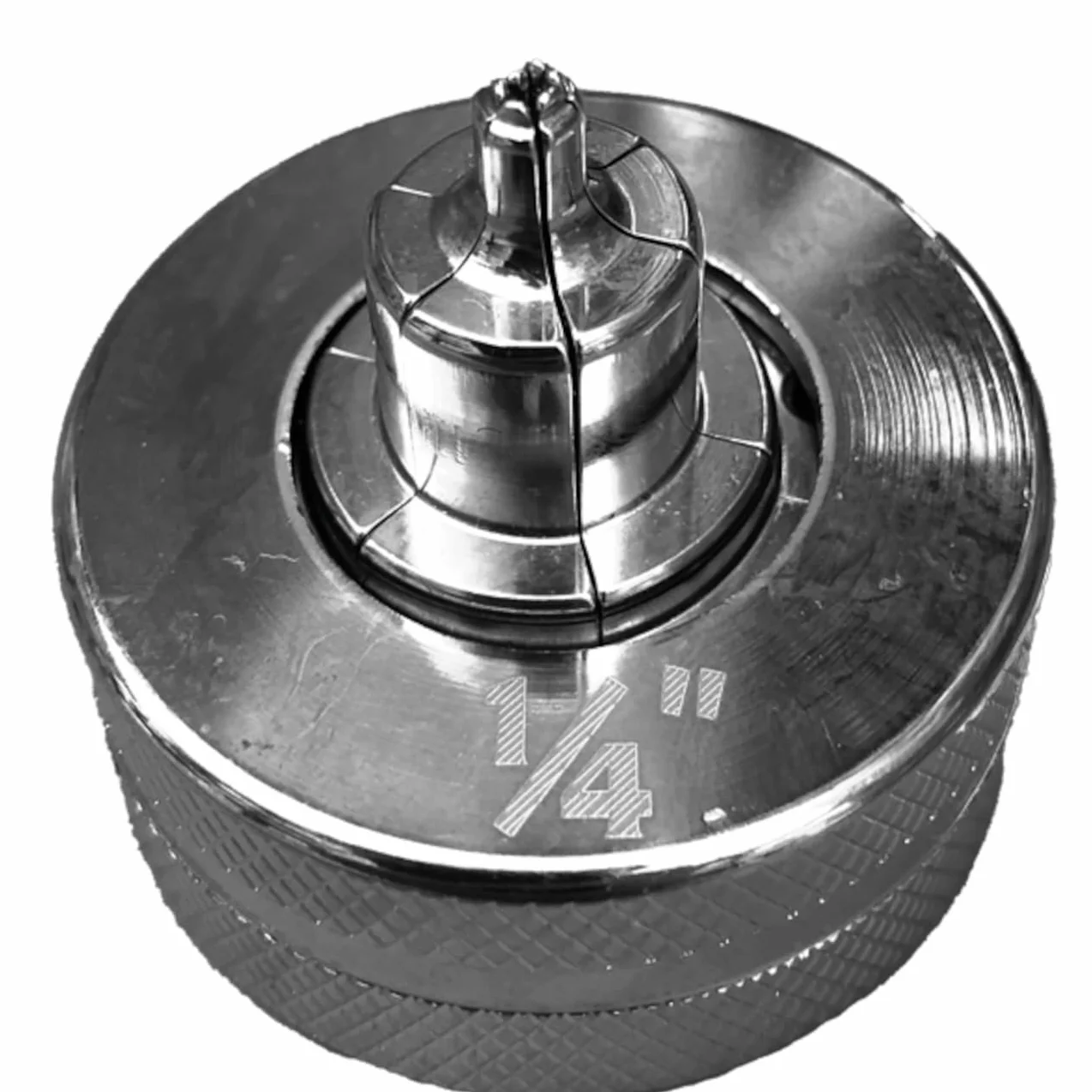 3S SuperSamaStore Testina per Espansore Rame 1/4'', Ricambio Professionale per Bicchiere Tubi Rame, Testa Allargatubi Compatibile con Espansori Manuali e Idraulici, Acciaio