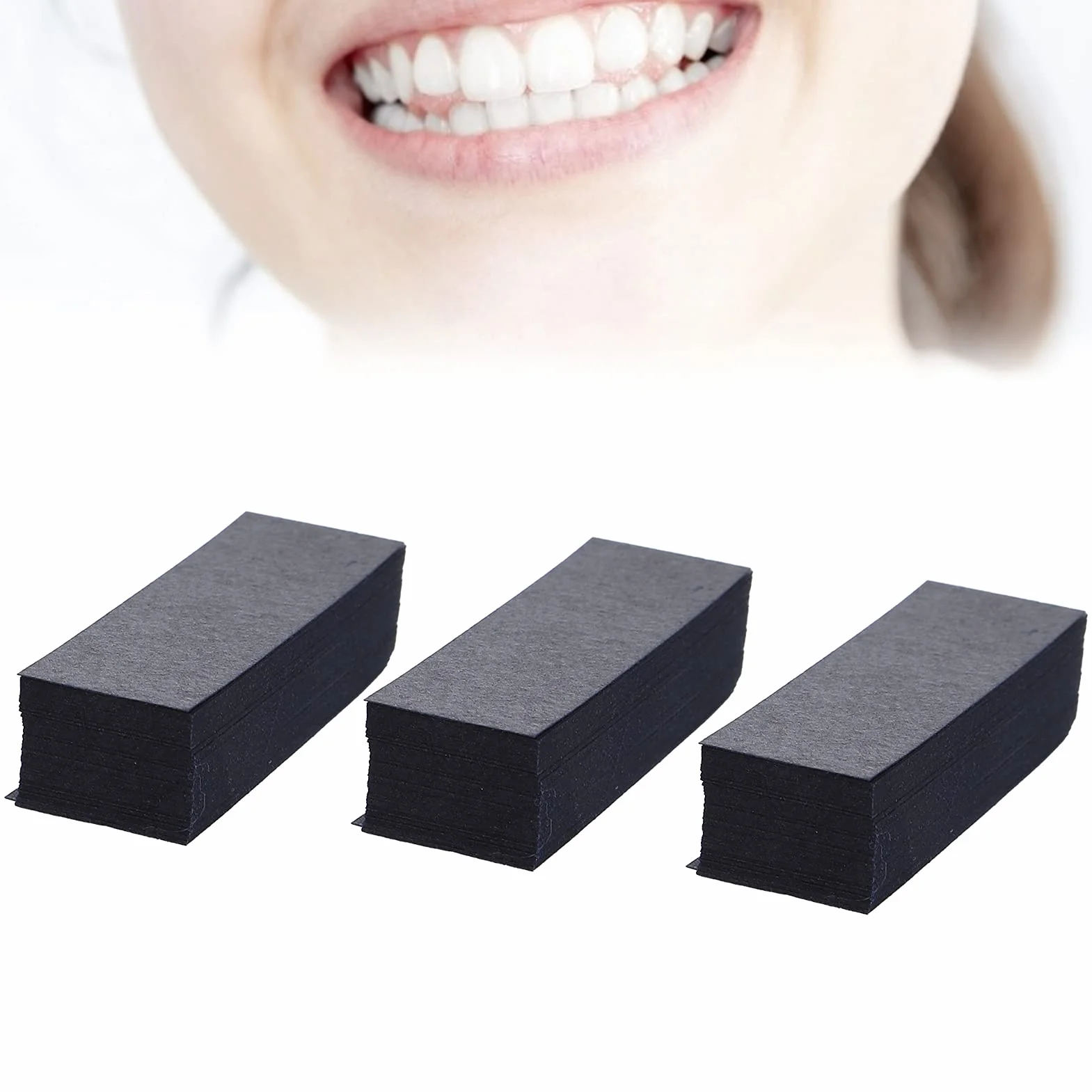 300 Pezzi Carta per Articolazione Dentale, Materiale per Cura dei Denti Orali, Strisce Forniture Dentali, Rosso