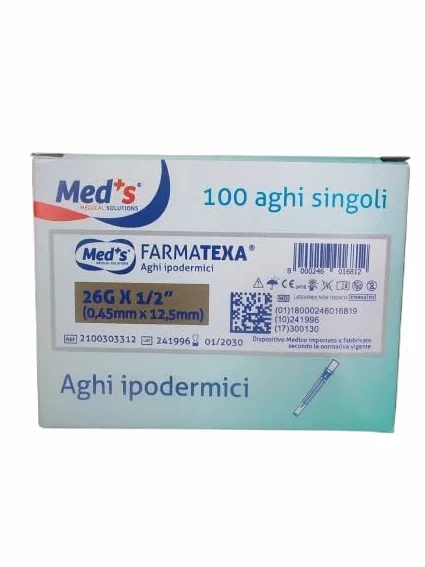 Ago 26G x 12,7 mm conf. 100 pezzi