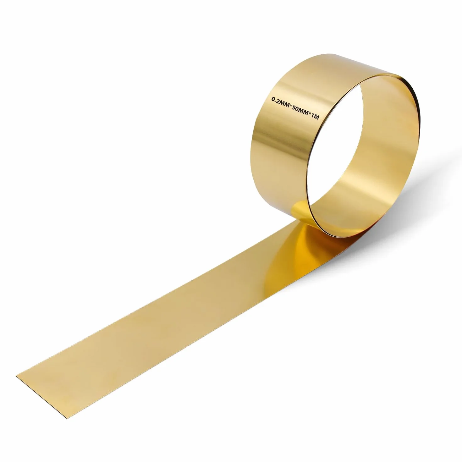 Rotolo di Lamiera di Ottone, 0.2 x 50 x 1000 mm Piastra di Ottone, Rotolo di Lamiera di Ottone per Artigianato, Riparazioni Elettriche, Modellismo, Progetti Fai da Te