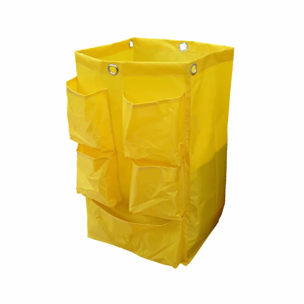 Borsa di ricambio per carrello di pulizie, grande capacità, per pulizia e pulizia delle pulizie, borsa per la pulizia del carrello e carrello per la pulizia