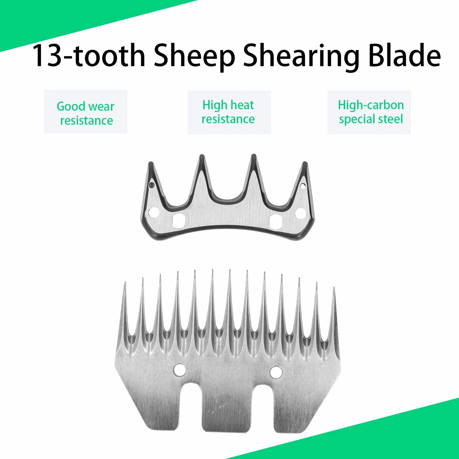 Lama Elettrica per Tosatura Pecore 13 Denti Incisivi Pettine Lana Resistente Usura Rasatura