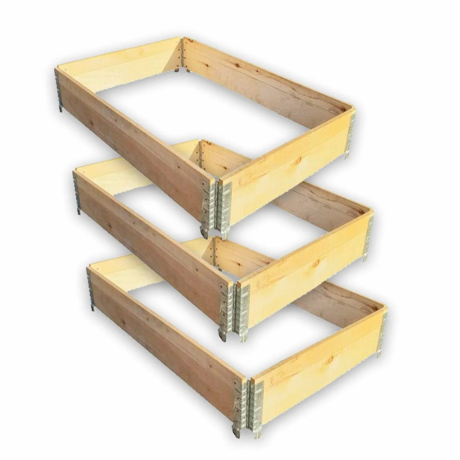 DTZ- 3 telai protettivi per pallet e per il giardino da 120 x 80 cm