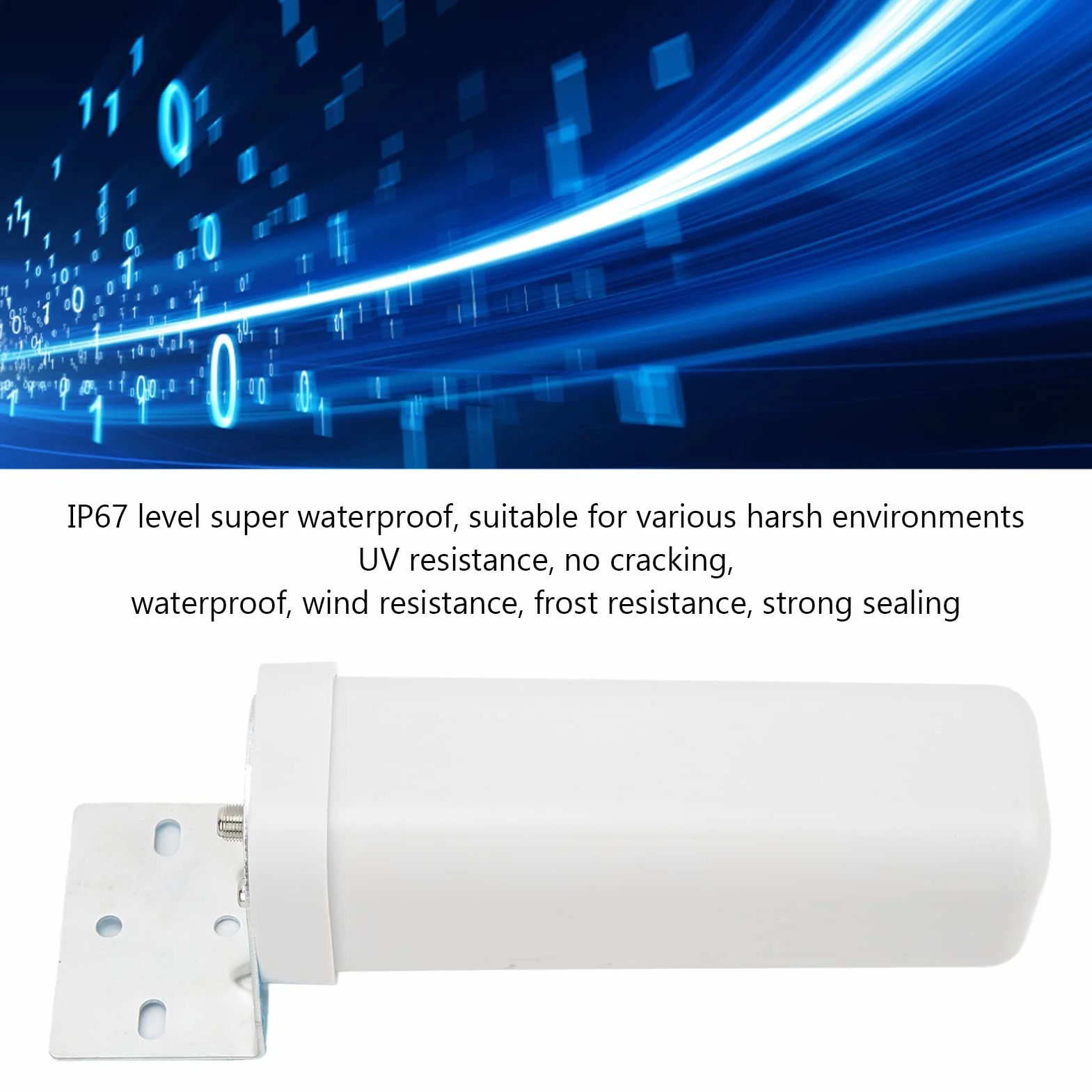 Omni Antenna Outdoor IP67 5V 25dBi Ricevitore di segnale HD 1080P ad alto guadagno per ATSC DVB T ISDB T DTMB DMB T Attrezzature industriali e case intelligenti