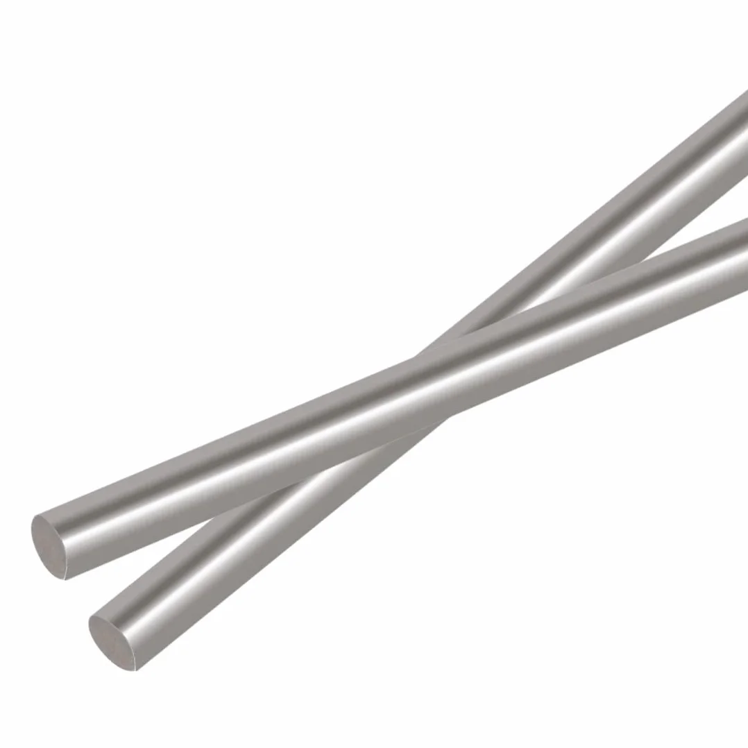 Glarks Barra per tornio in acciaio INOX 6 mm x 356 mm 2 pezzi per modellini RC