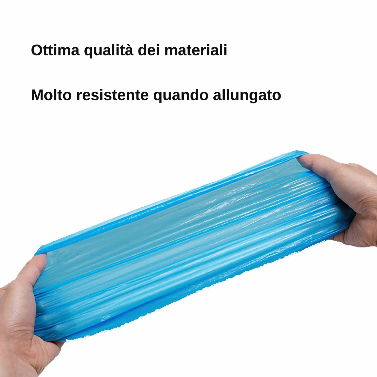 Copriscarpe Impermeabili MAQA 100 pz 42 cm Calzari Monouso USA e Getta Antiscivolo Blu