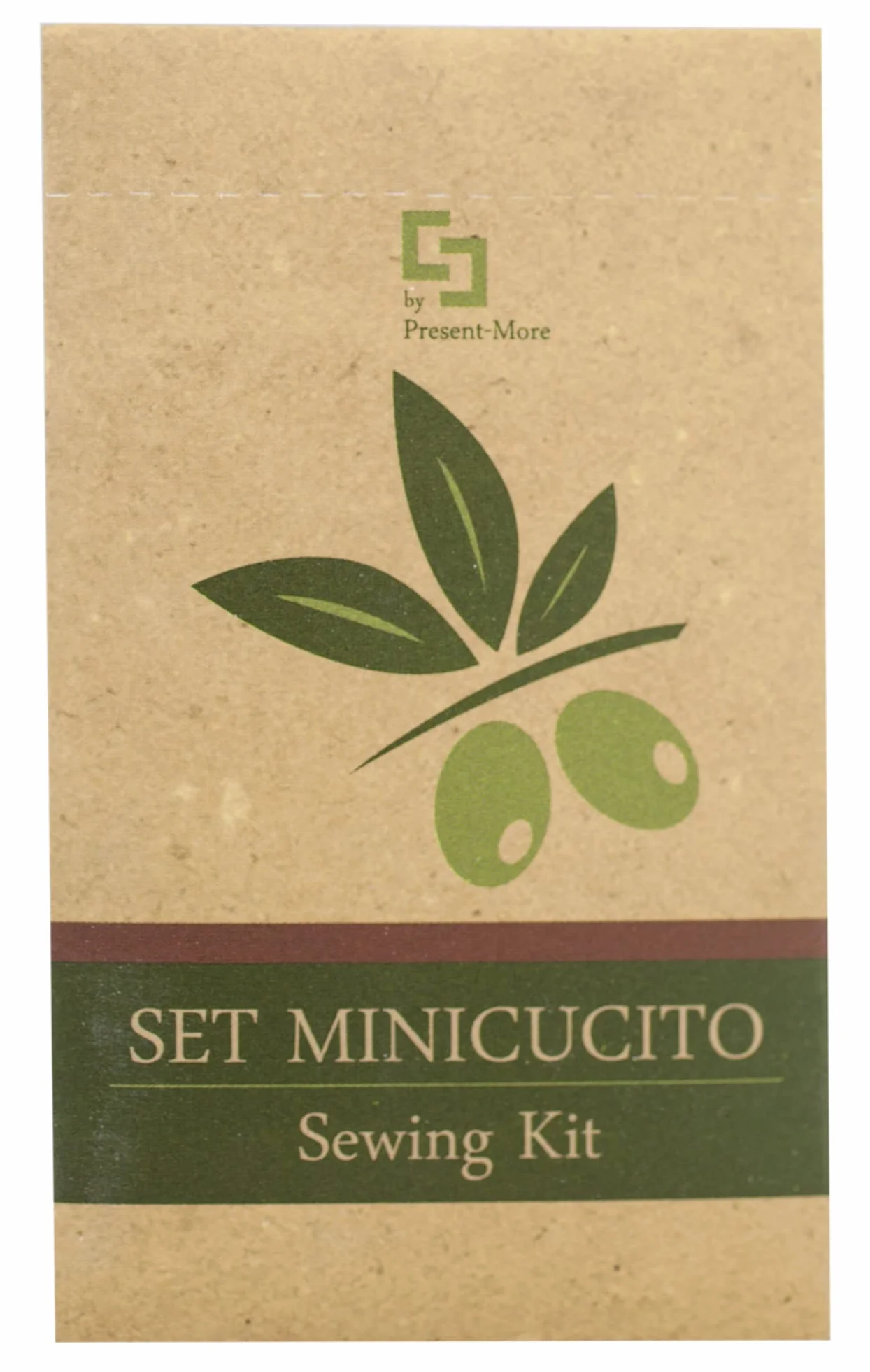 Kit Cucito 50 Pezzi Linea Beauty Oil - Ago Fili Bottoni Spilla da Balia - Packaging Ecologico Stone Paper