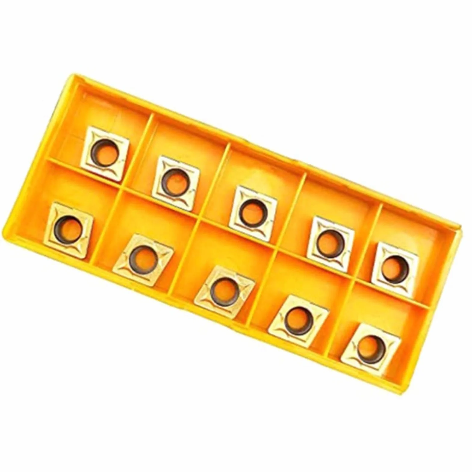 CCMT09T308 Inserto in carburo per tornitura CNC, punte triangolari indicizzabili per taglio metalli