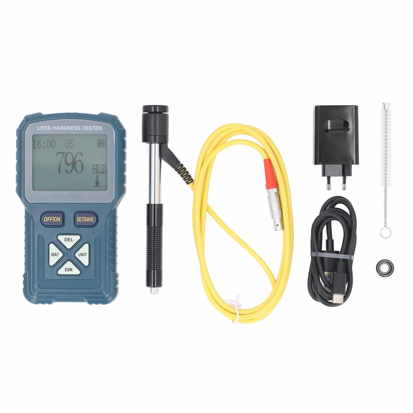 Durometro Digitale HLD HRC HRB Portatile LCD per Misuratore di Durezza Metalli