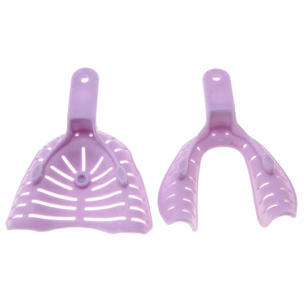 Vassoio Dentale in Plastica 6 Pezzi, Vassoi per Impronte Dentali