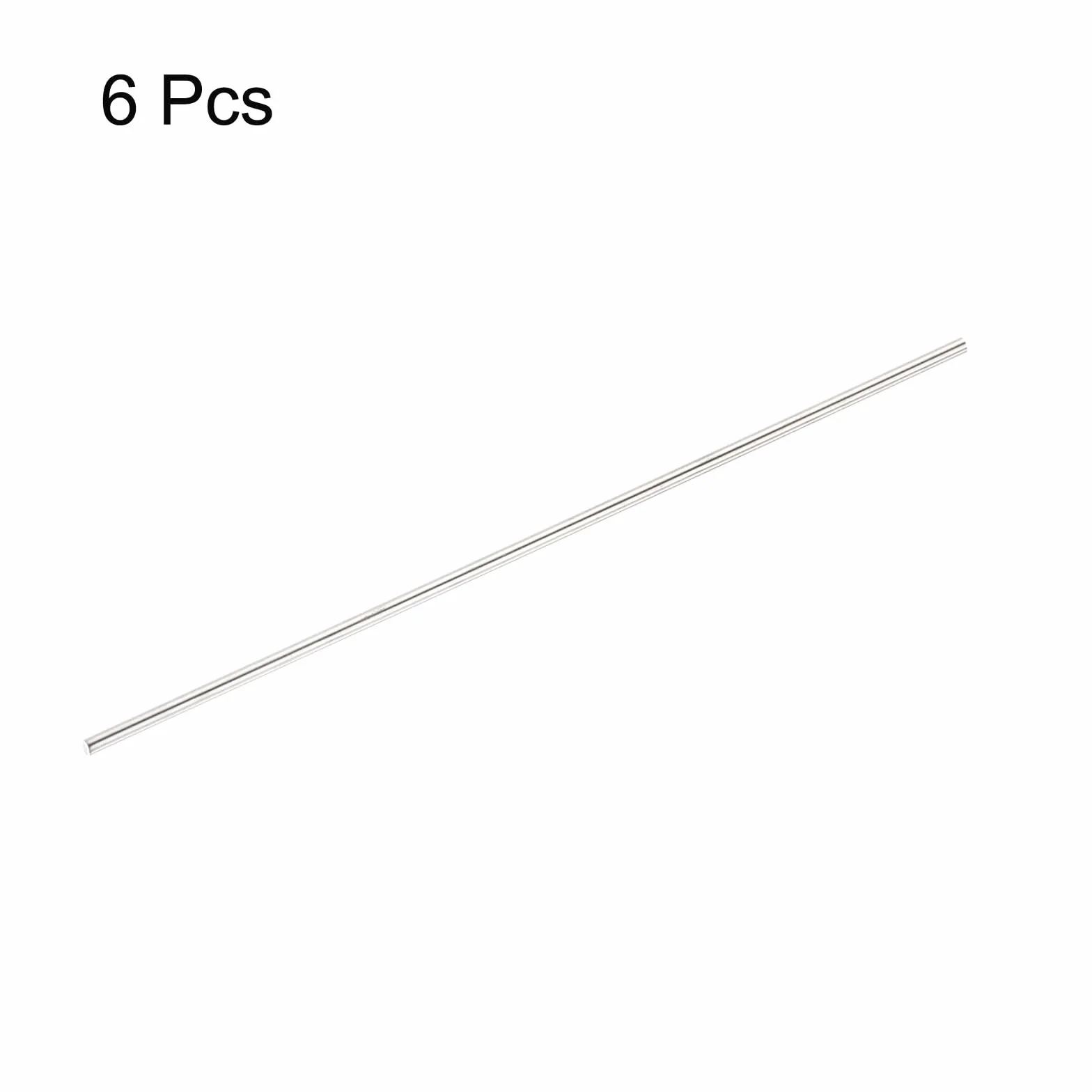 Asta Tonda Acciaio Inossidabile 304 2,5mm x 100mm 6pz per Modellismo