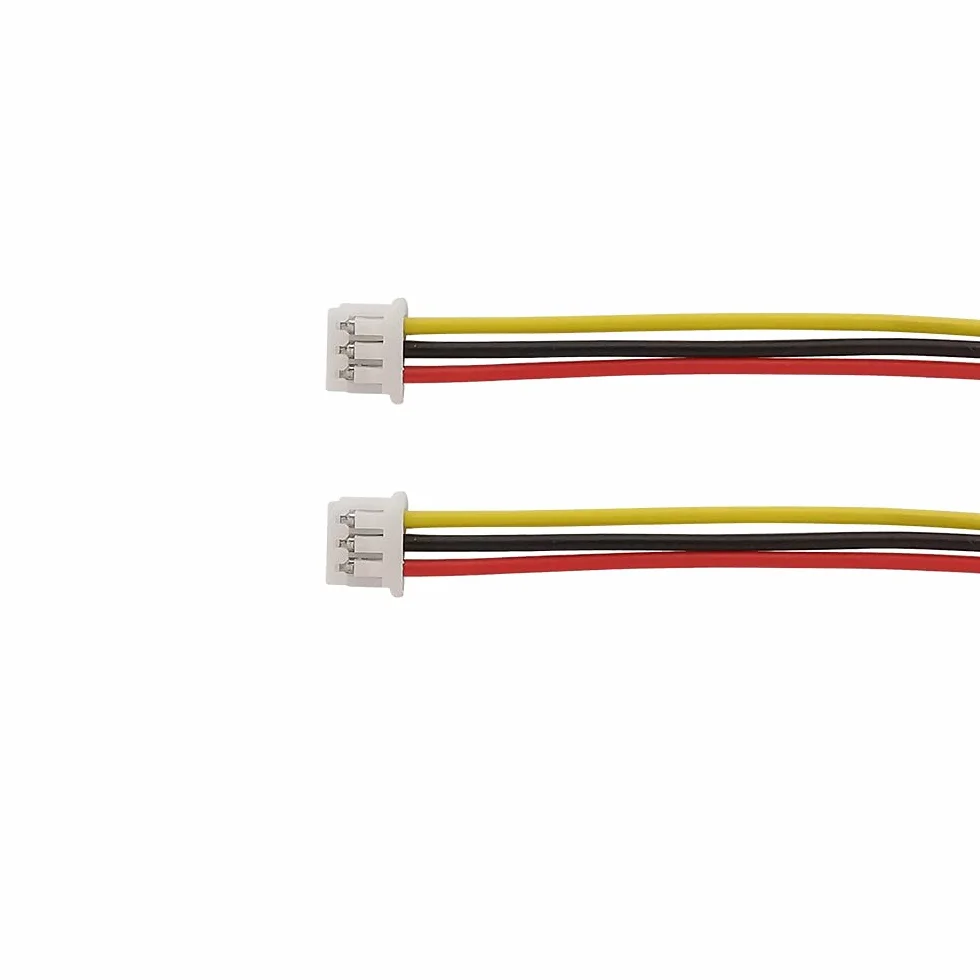 Connettore Filo Connettore Cavo 3P JST Micro JST 1.25mm 3 Pin Doppi connettori a Spina Femmina con Cavi Filo 10cm 15 cm 20 cm 30 cm (Color : 10 CM, Package : 20 PCS)