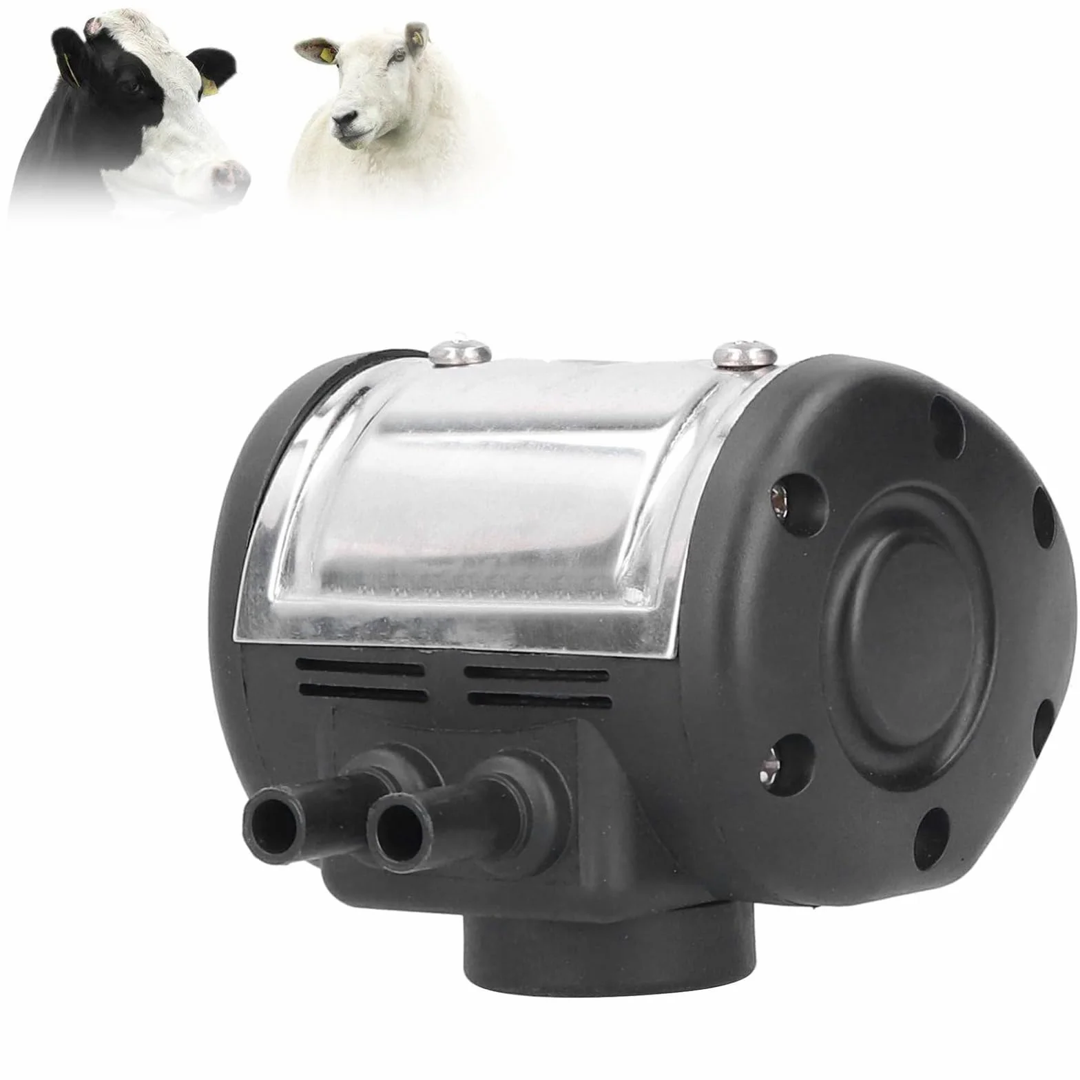OUKENS Pulsatore per mungitrice Universale a 2 uscite in plastica per Mucche e Pecore