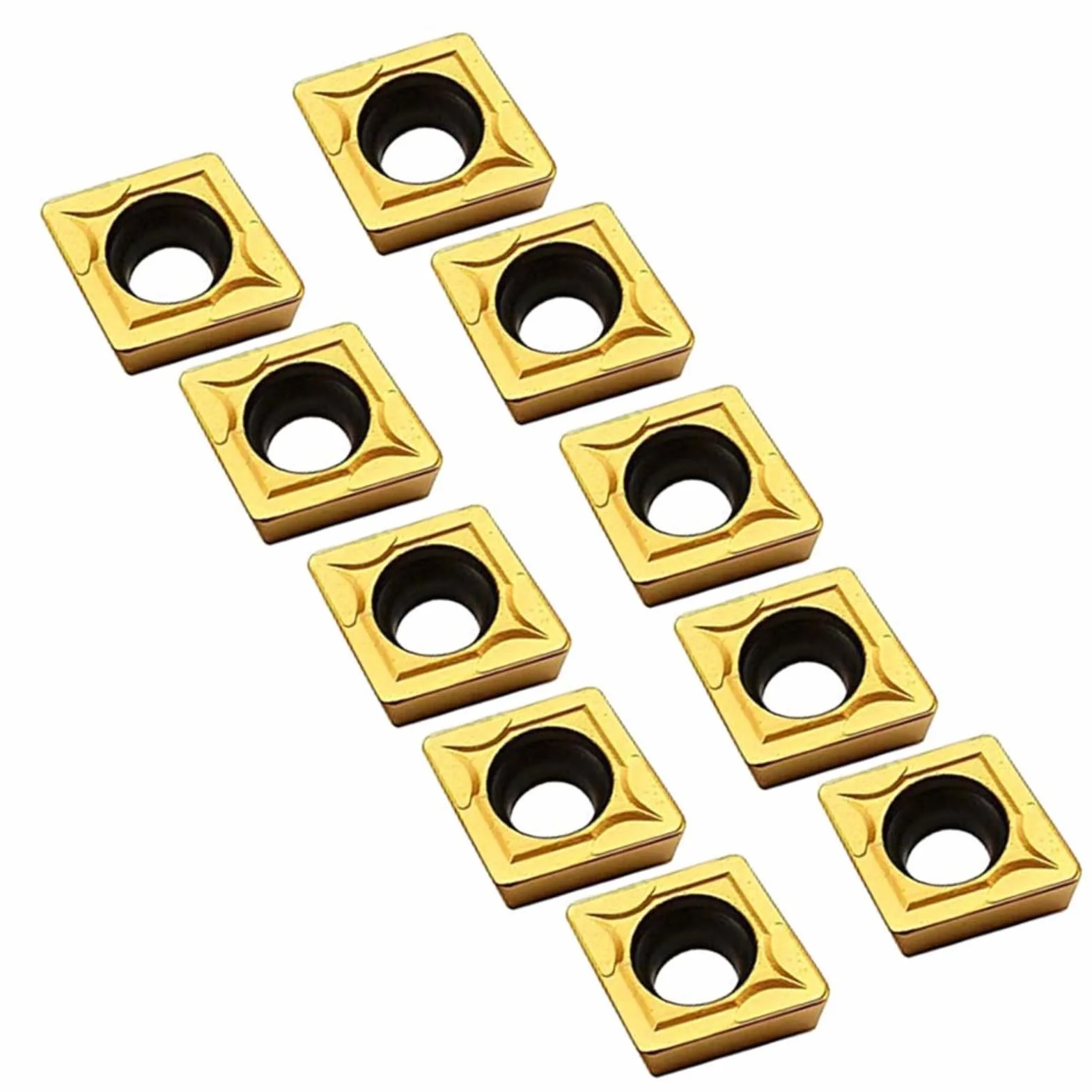 CCMT09T308 Inserto in carburo per tornitura CNC, punte triangolari indicizzabili per taglio metalli