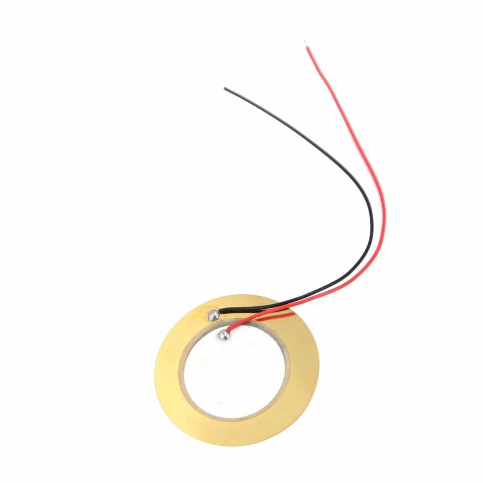 10 pezzi Piezoelettrico Piezo Ceramica Piastra Dia 27mm per Buzzer Altoparlante