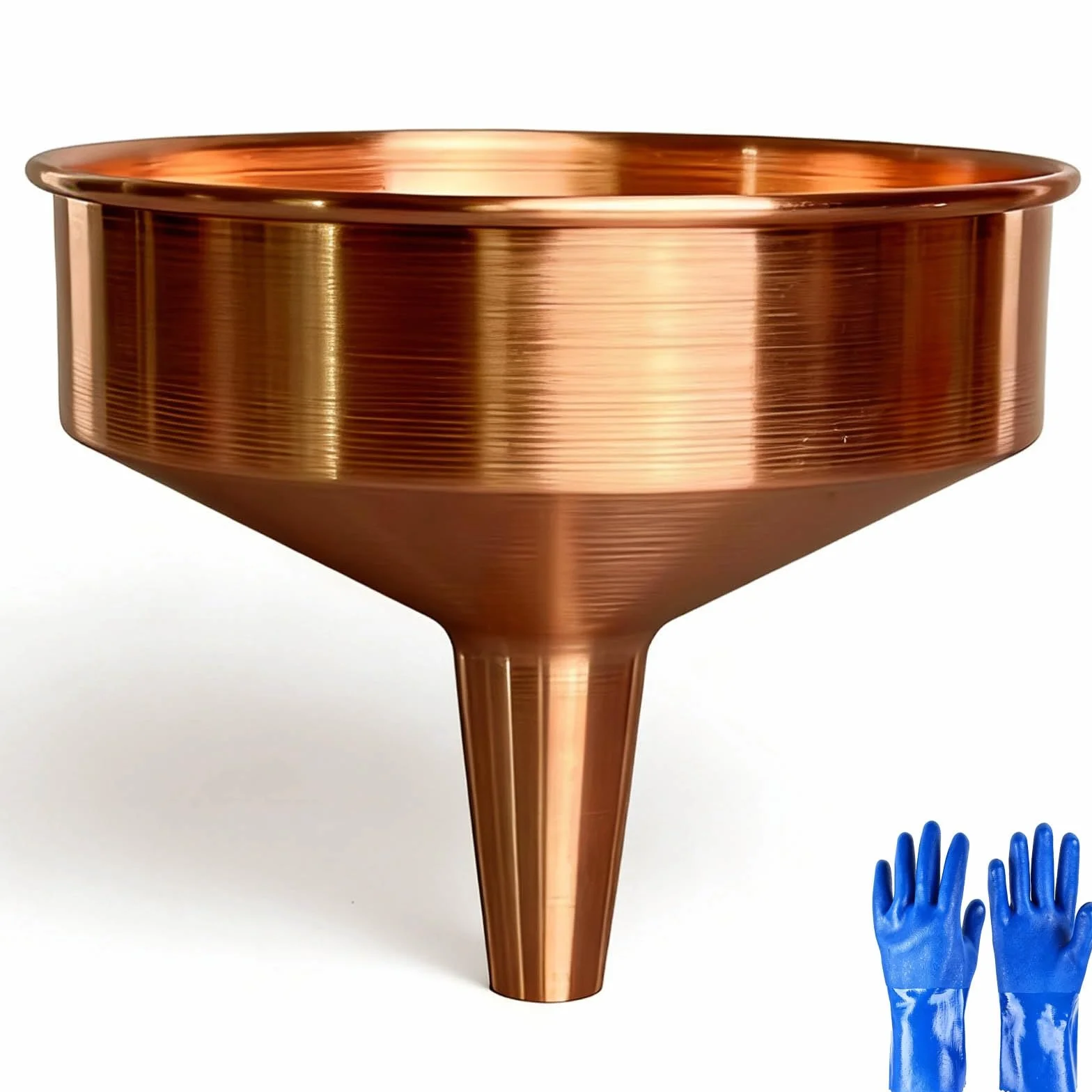 1 Imbuto in rame, Imbuto in metallo, Antiscintilla, Non magnetico, Resistente alla corrosione(180mm/7.09in)