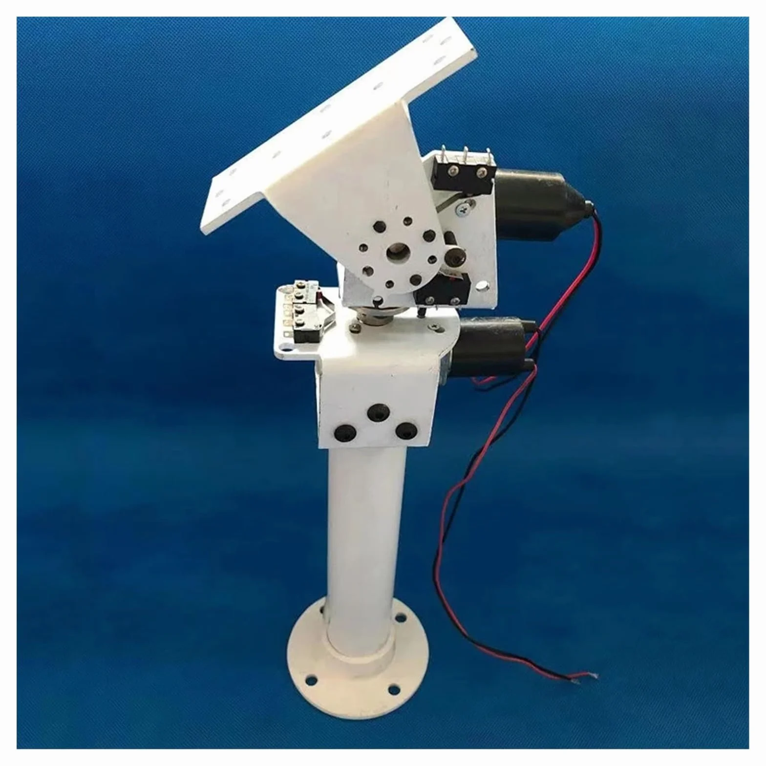 Robot di monitoraggio del monitoraggio solare con giunto cardanico a doppio asse CC fai-da-te Asse X asse Y interamente in metallo ad alta coppia for servizio pesante Per principianti fai da te