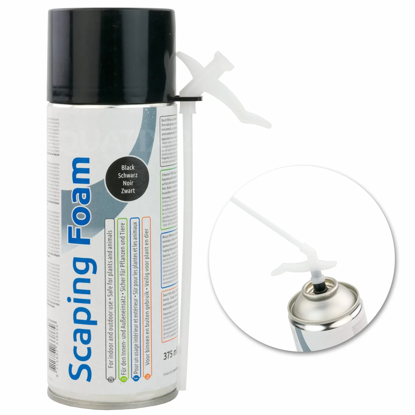 Superfish Schiuma Scaping 500ml Nero Espandibile