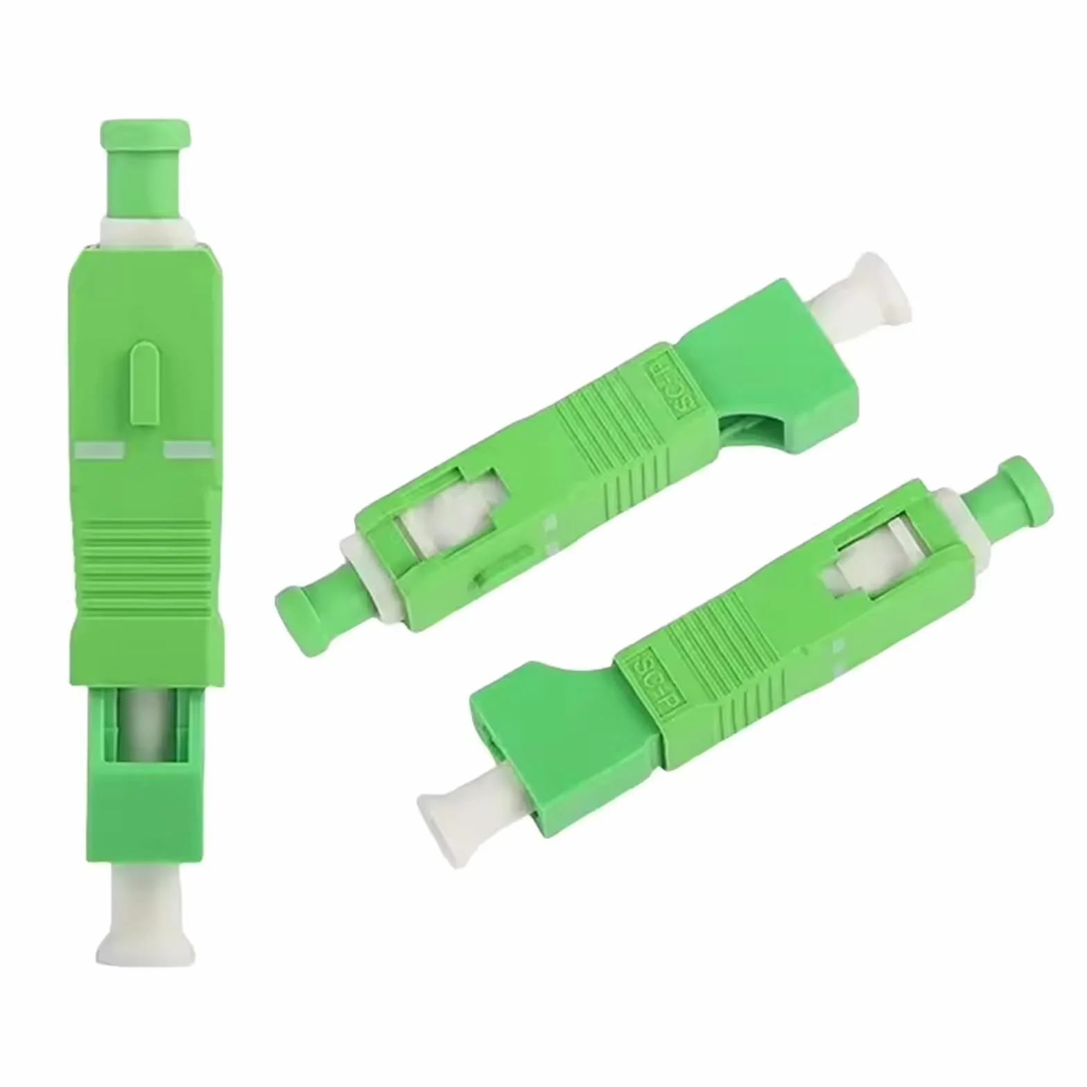 Adattatore ibrido in fibra ottica SC/APC-LC/APC, 2 pezzi, fibra singola