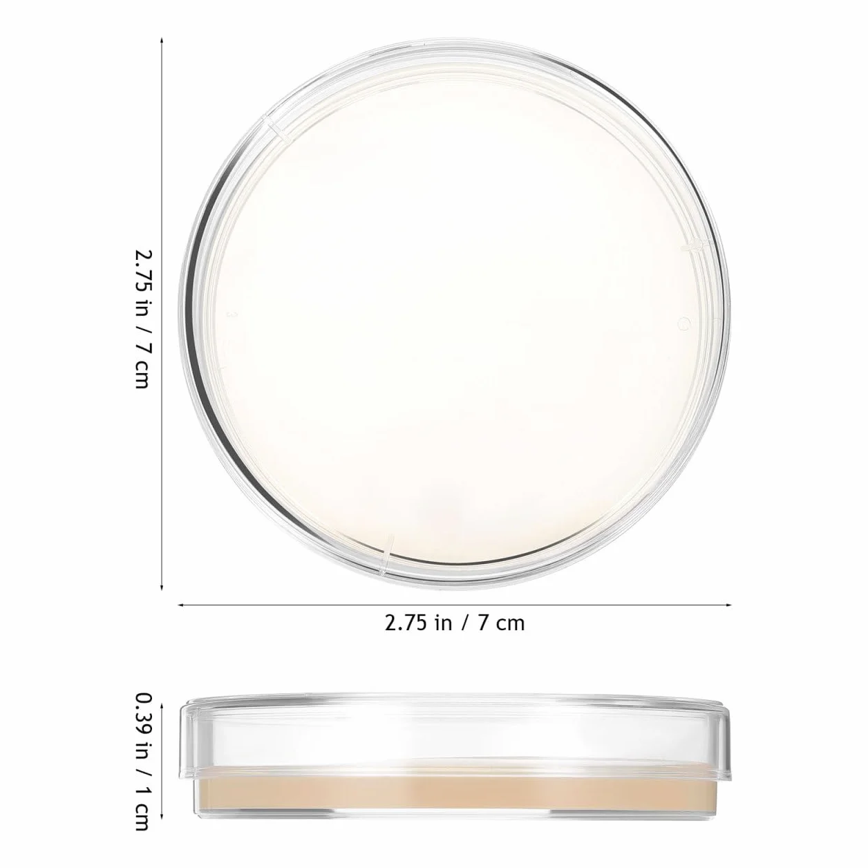ULTECHNOVO Kit Di Progetti Scientifici Per Microbiologia 10 Pezzi Piastre Di Agar Pre-Versate Piastre Di Petri Per Imparare La Microbiologia Progetto Educativo Per La Della Scienza.