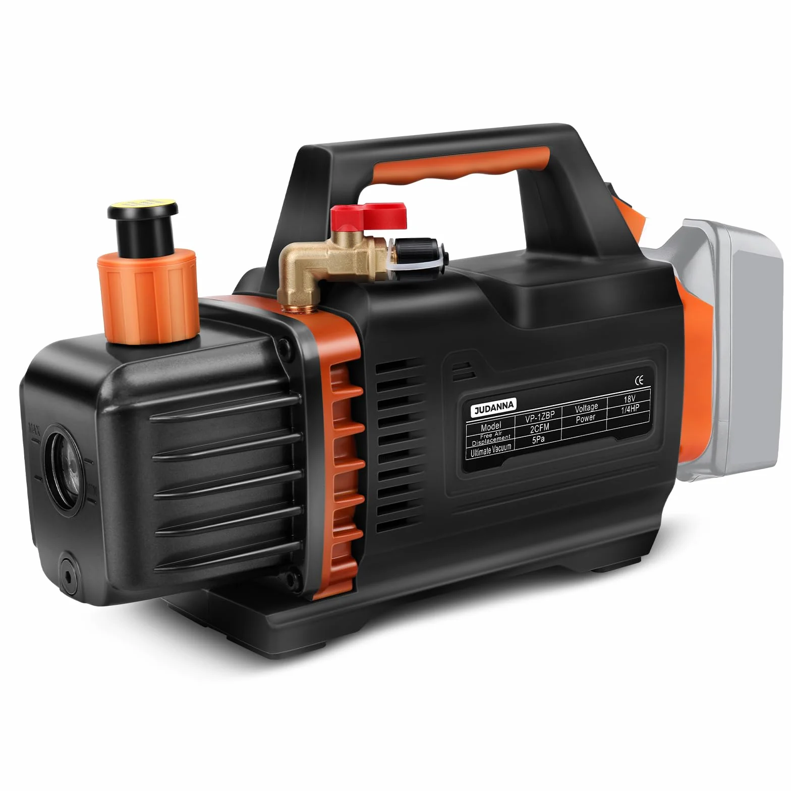 Pompa per vuoto per Makita da 18 V a batteria, 150 W, 2 CFM, 1/4 HP, pompa a vuoto per refrigerante sottovuoto, condizionatore domestico, manutenzione auto, imballaggio sottovuoto (senza batterie)