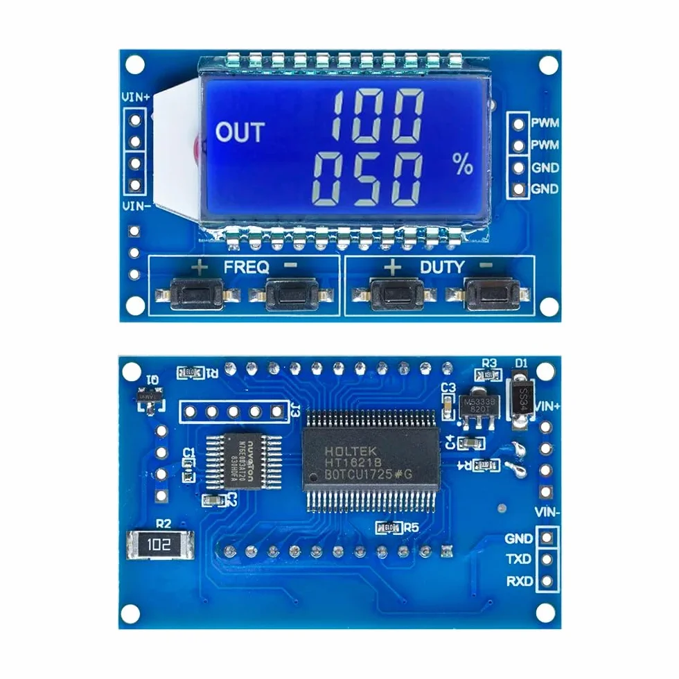 DollaTek XY-LPWM. Generatore di segnali a Onda Quadra a Onda Quadra Regolabile a frequenza di impulsi PWM