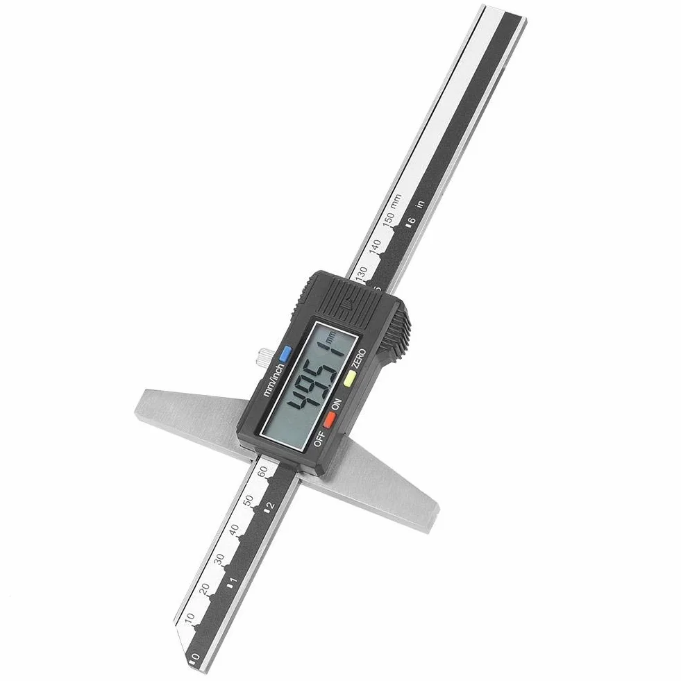 Calibro elettronico digitale 0,01 mm misuratore di profondità conversione mm/pollici