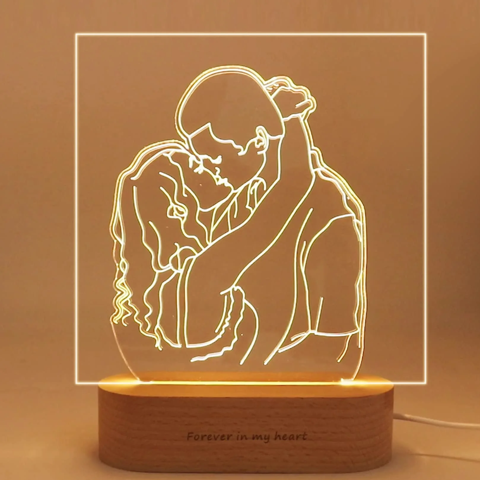 8 Pezzi Pannelli in Acrilico Trasparente, Lastra Pannello Acrilica Trasparente 2mm Rotonda e Quadrato per Base Luminosa a LED Espositore Progetti di Fai-da-te