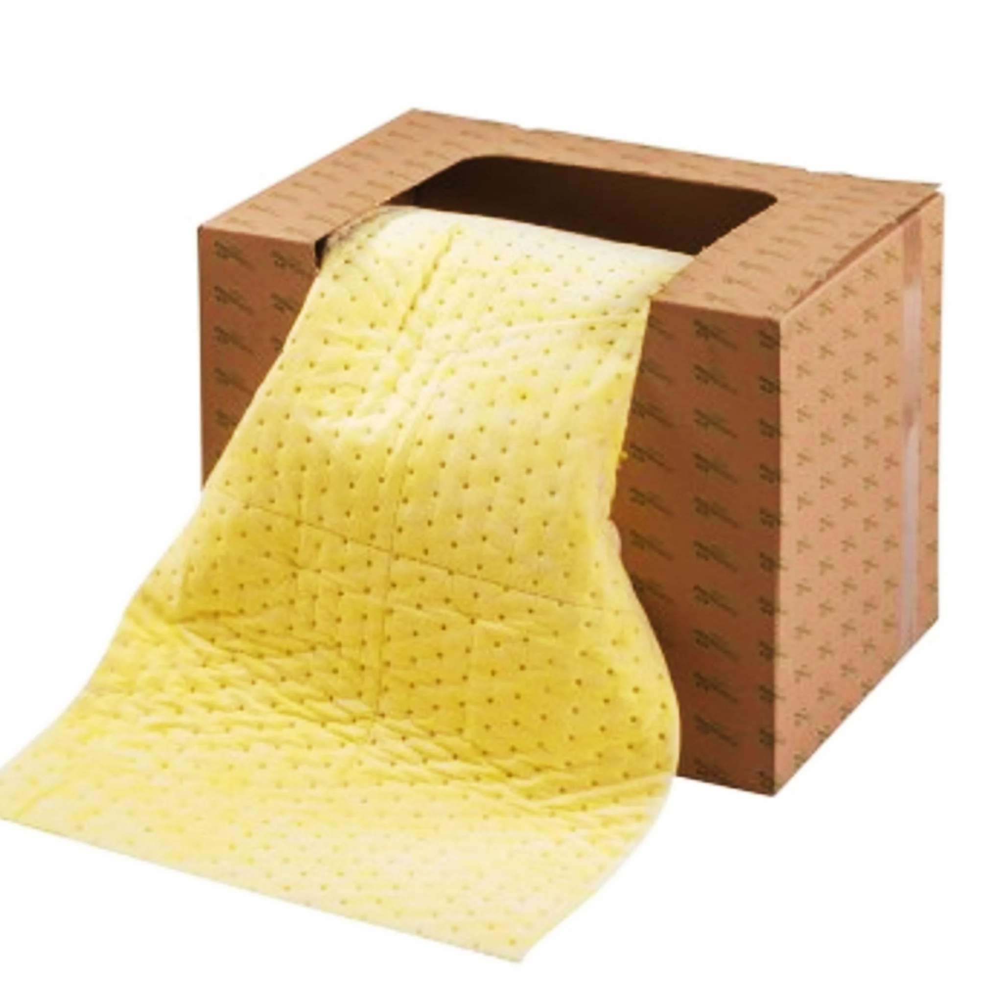 BL Panno assorbente industriale. Elevata resistenza, pulizia e prevenzione delle fuoriuscite chimiche in laboratori e officine. Rotolo da 40 metri. Assorbimento di acqua, oli, idrocarburi e sostanze