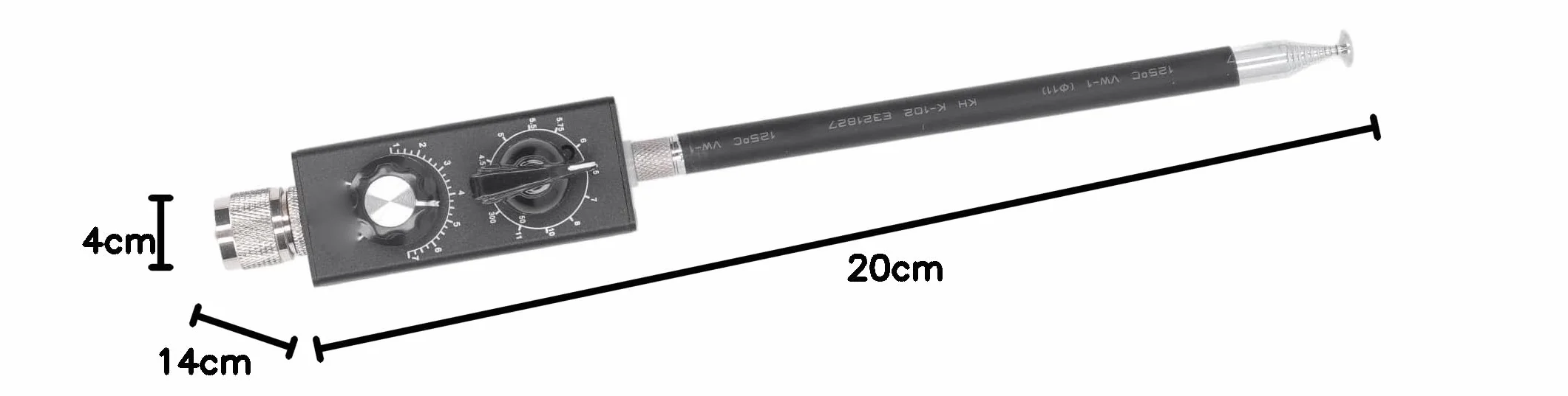 QRP Antenna HF a Onde Corte, Antenna Portatile Sintonizzata a Banda Intera Forte direzionalità 20W 3,5 a 470MHZ per Interni