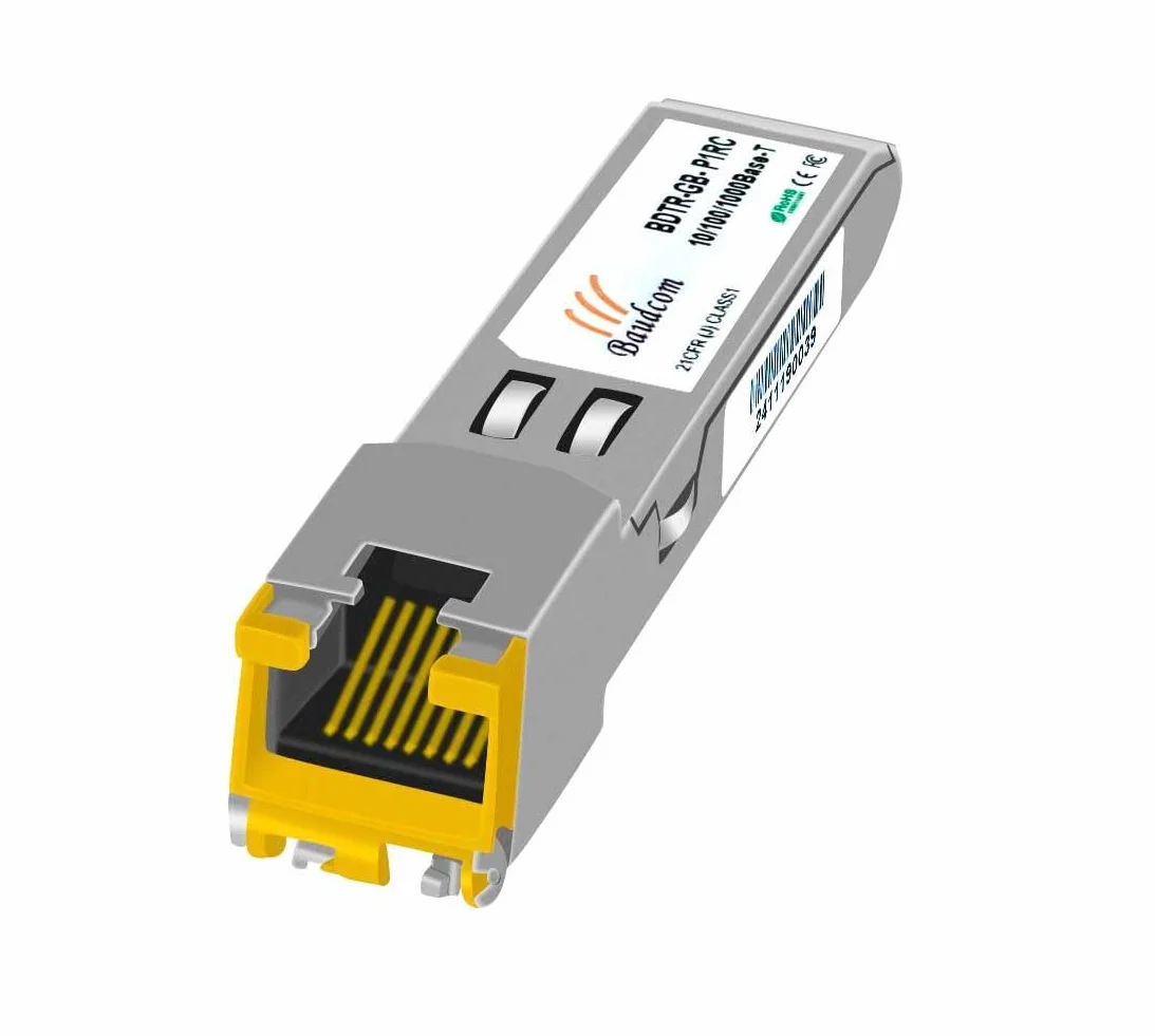 Modulo SFP 1G RJ45 Mini-Gbic 100m Ricetrasmettitore Rame 1000Base-T Compatibile Cisco GLC-T SFP-GE-T