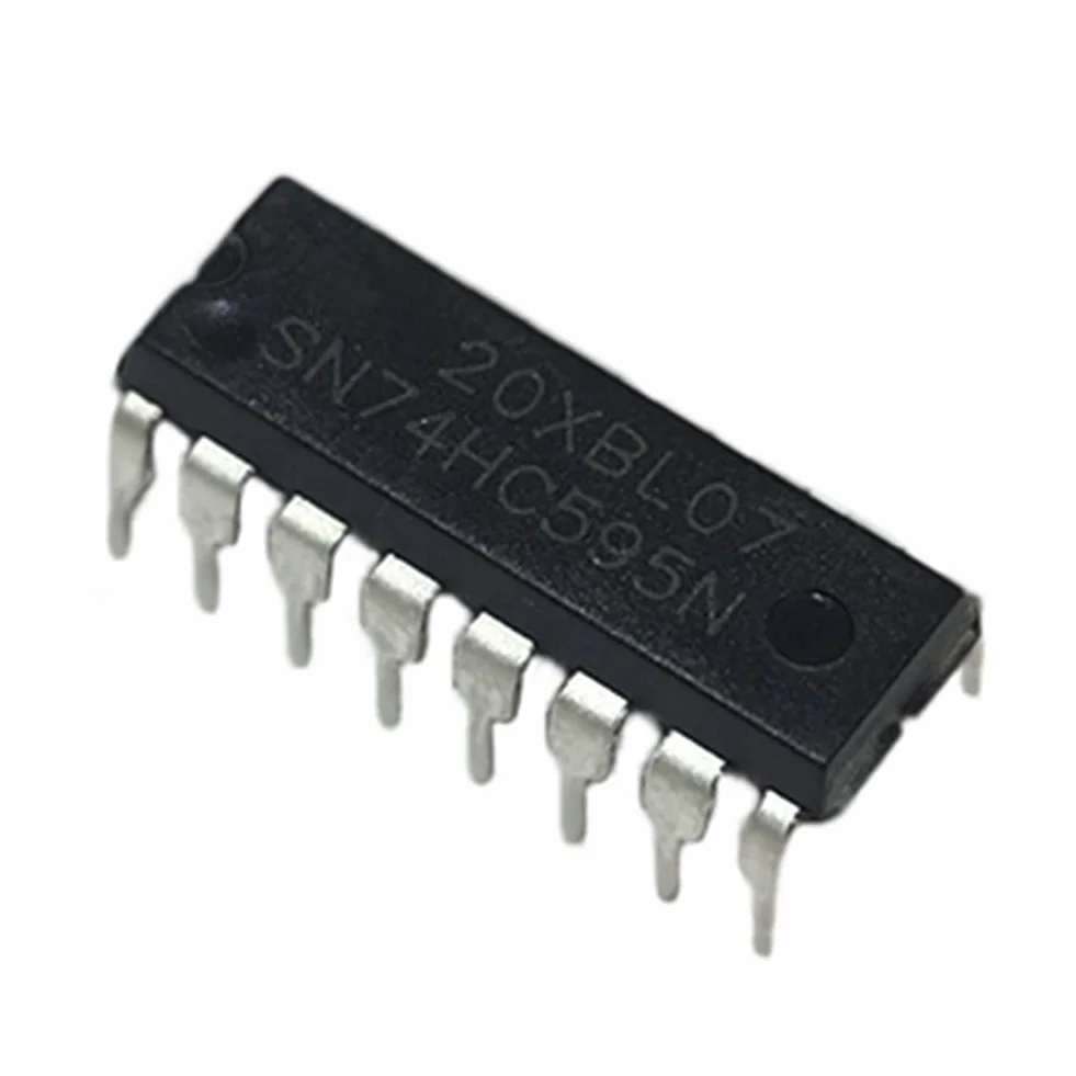 PENGLIN 20 registratori a scorrimento 74HC595N 74HC595 a 8 bit con uscita a 3 stati, DIP-16.