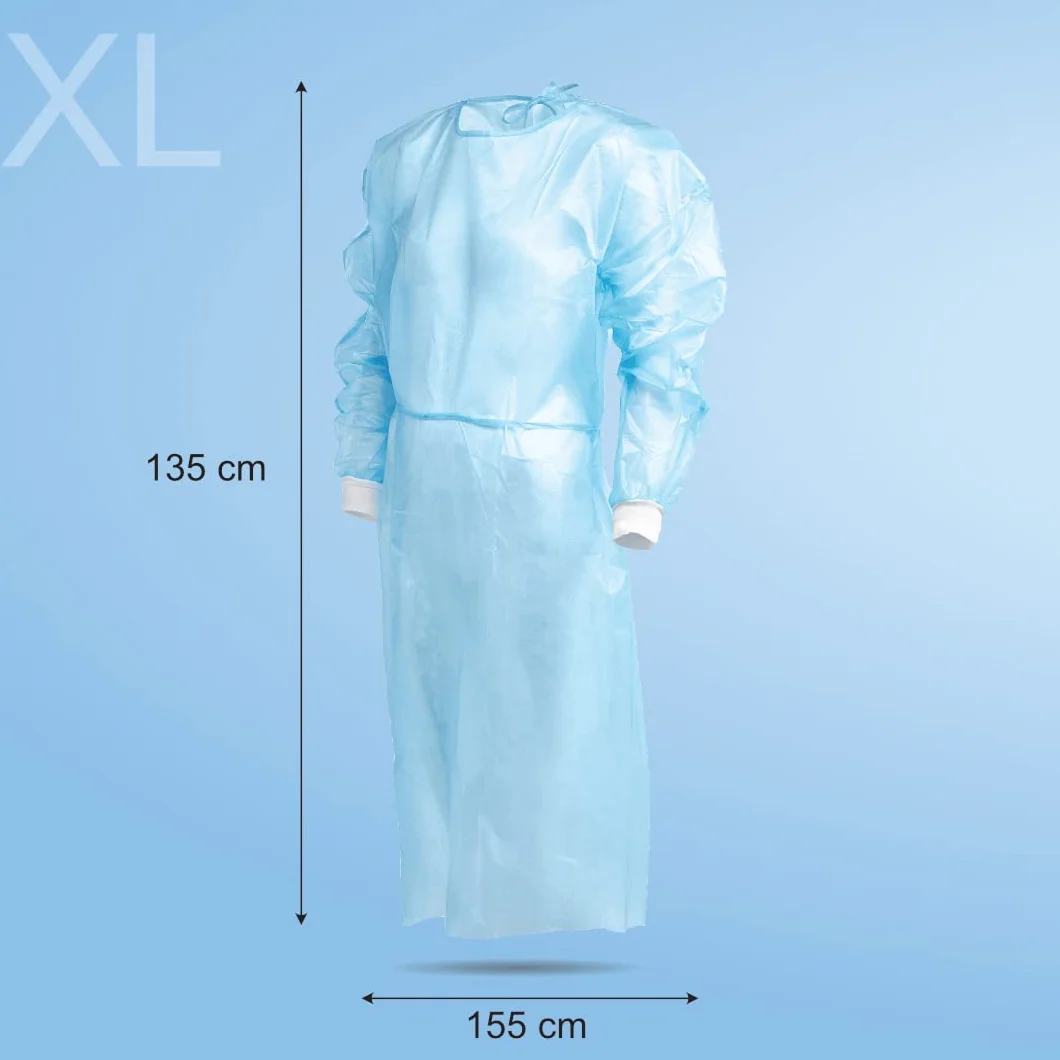 Camice Protettivo Monouso XL 10 Pezzi IEA Medical Antivirale Privo di Lattice