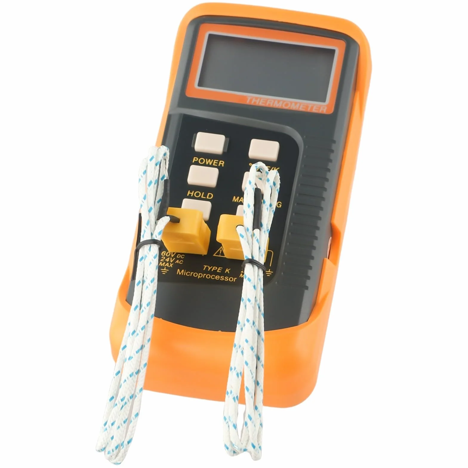 Termometro digitale a doppio canale K 6802 II per HVAC, kit di test per legionella con 4 sonde