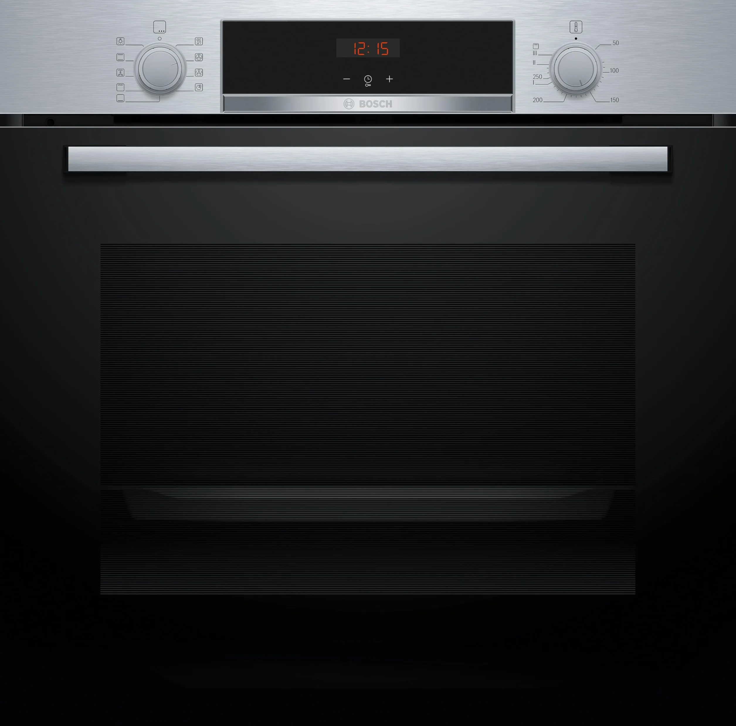 Bosch HBA534BS3F Forno da Incasso EcoClean Display LED Rosso Inox 60x60 cm