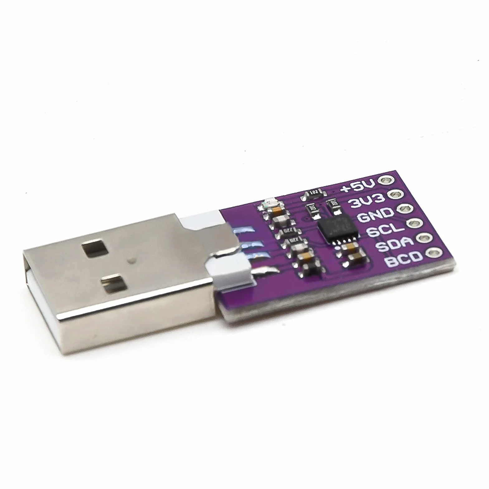Modulo USB a I2C, MCU-200 FT200XD Modulo interfaccia USB a I2C Modulo multifunzione ad alta velocità Uscita CMOS 3,4 MHz