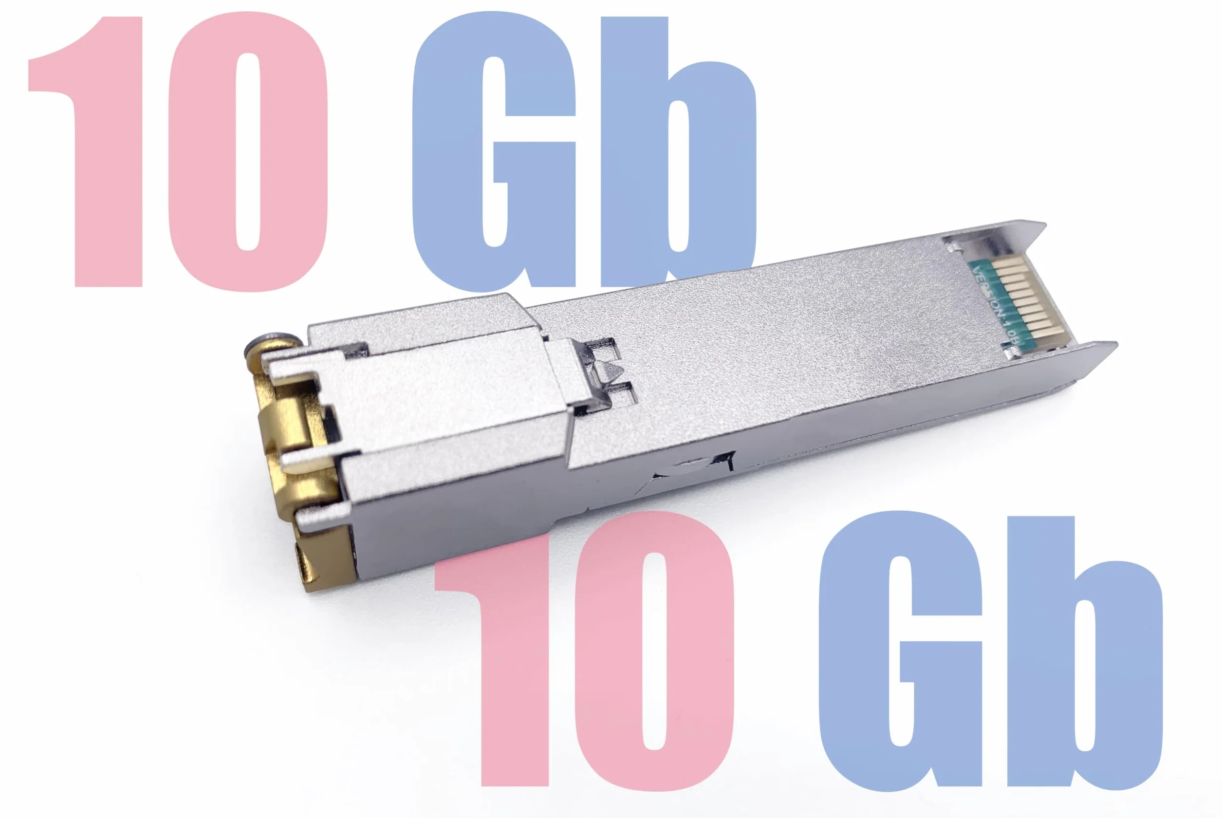 Elfcam 10Gb SFP+ RJ45 Modulo 10Gbase-T-30m con Cavo Cat8 2m per Freebox Ultra