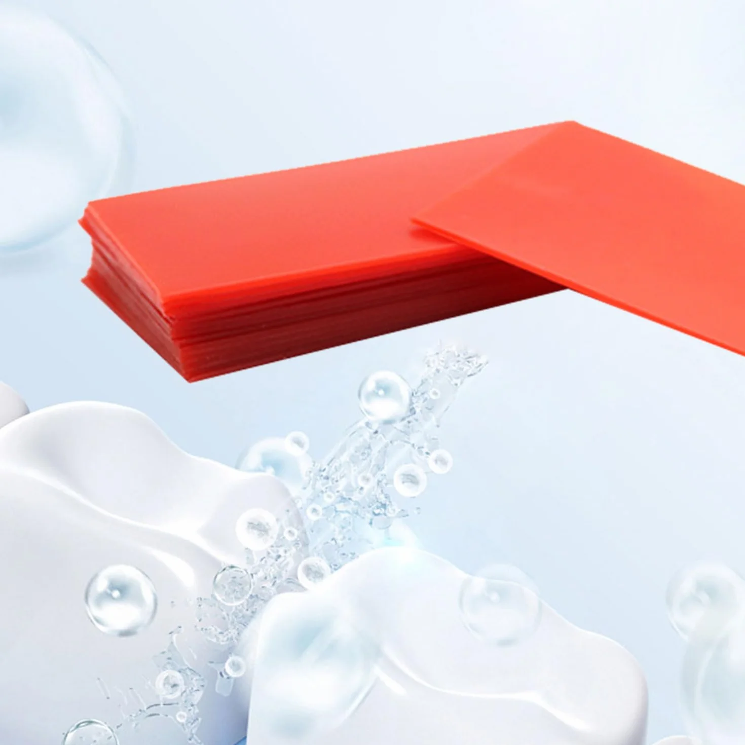 AOVNA 18Pcs Foglio di cera dentale Rosso Base Piastra Ortodontico Materiale ausiliario
