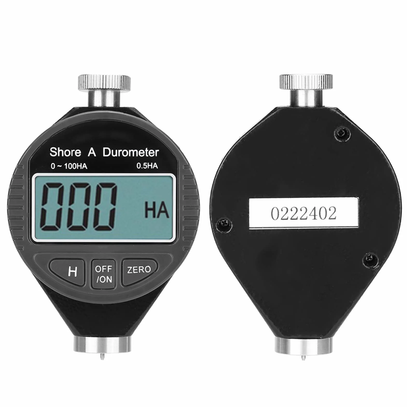 Durometro Digitale Shore A 0-100HD Display LCD Gomma Plastica Leghe