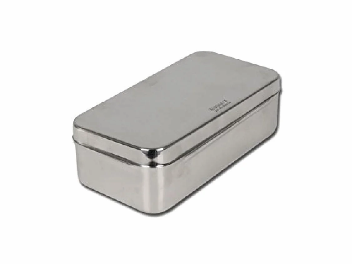 GIMA 26654 Scatola Acciaio Inossidabile, 20 x 10 x H 6 cm