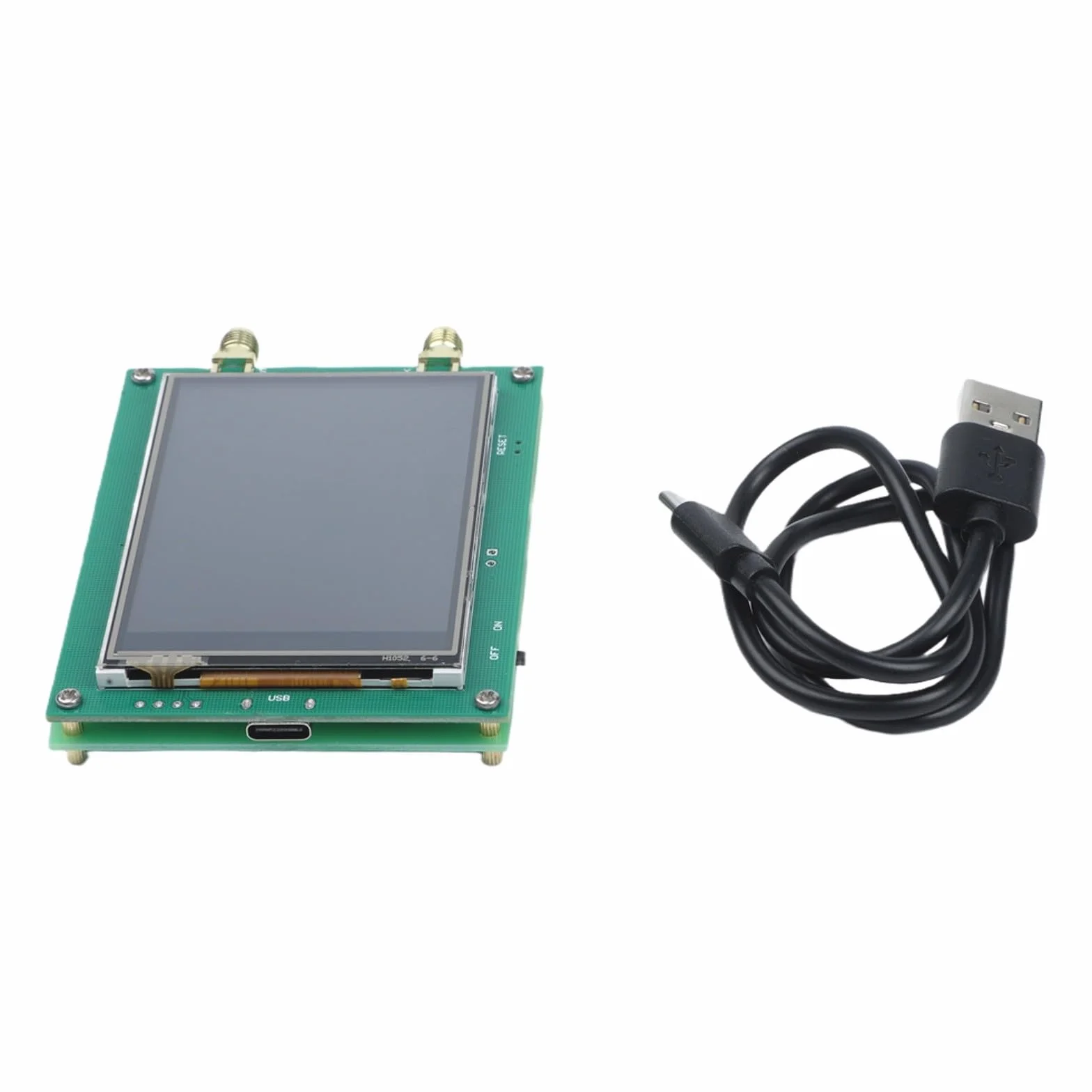 Lecreatekit MAX2870 Generatore di segnale RF 23,5 MHz-6 GHz PLL TCXO 0,5 ppm Touchscreen SMA