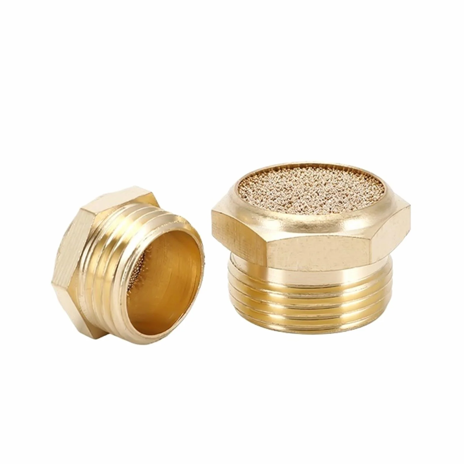 Silenziatore di scarico pneumatico Ottone BSP 1"