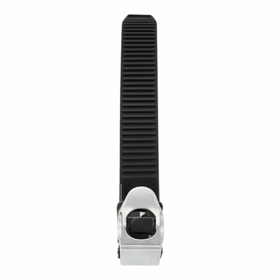 Cinghie resistenti, in acciaio inox, sicurezza duratura per attrezzi da giardino e attrezzature esterne, sistema di bloccaggio a cricchetto riutilizzabile (32 cm)