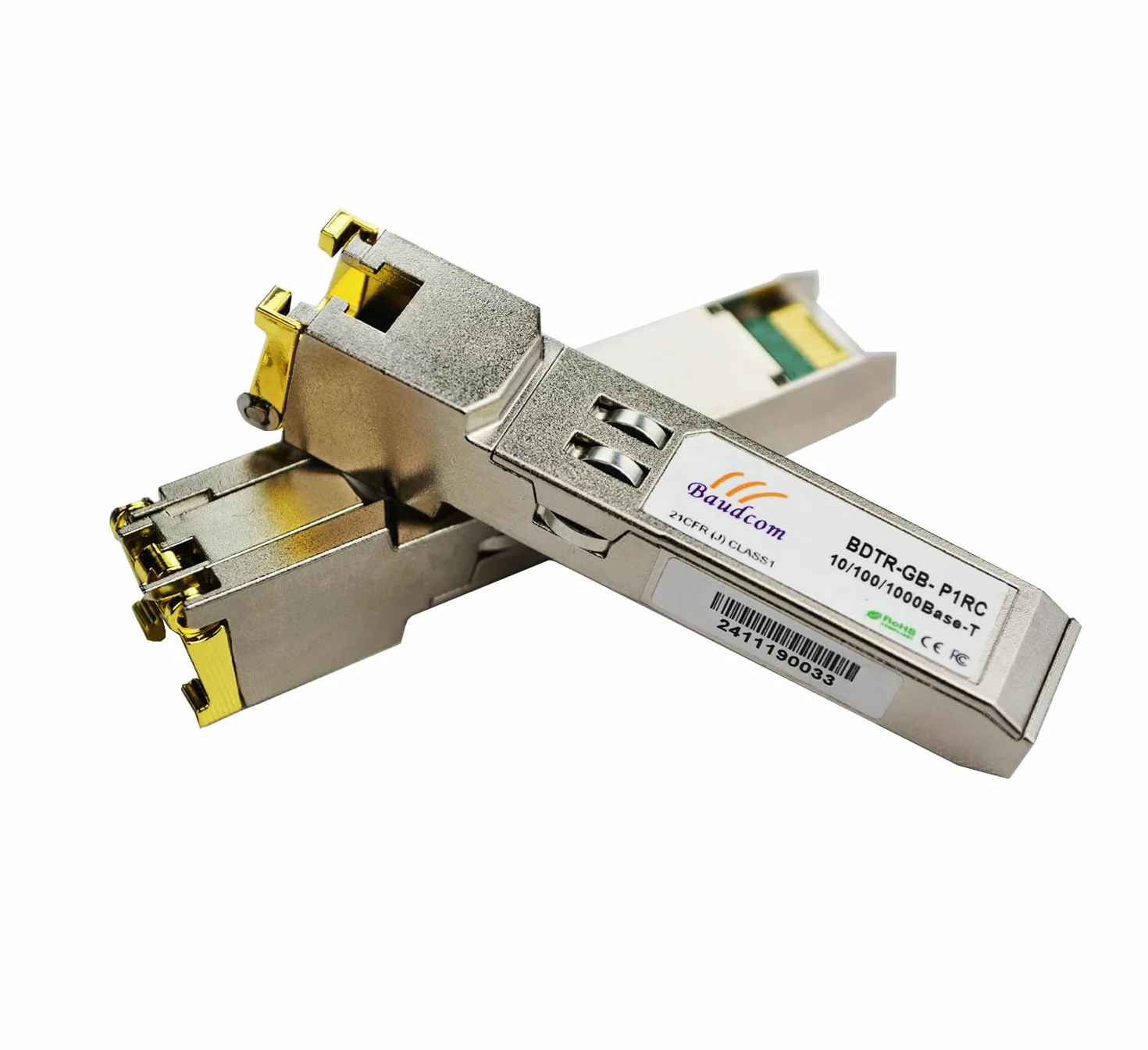 Modulo SFP 1G RJ45 Mini-Gbic 100m Ricetrasmettitore Rame 1000Base-T Compatibile Cisco GLC-T SFP-GE-T