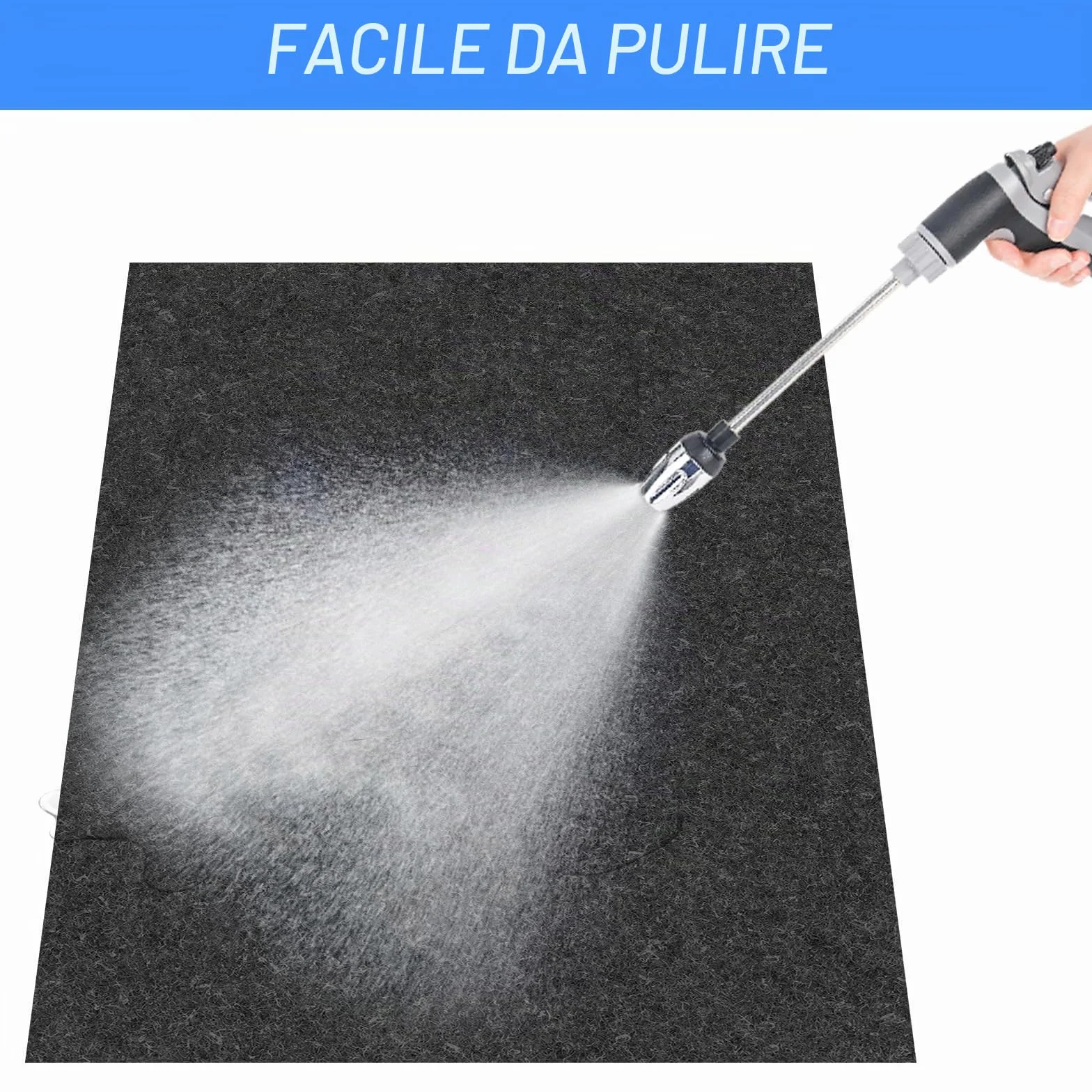 Tappeto Moto Anti Scarico Olio Elthmpr Tappetino da Pavimento Garage Auto - 91 x 152 cm Tappeto di Ritenzione di Olio