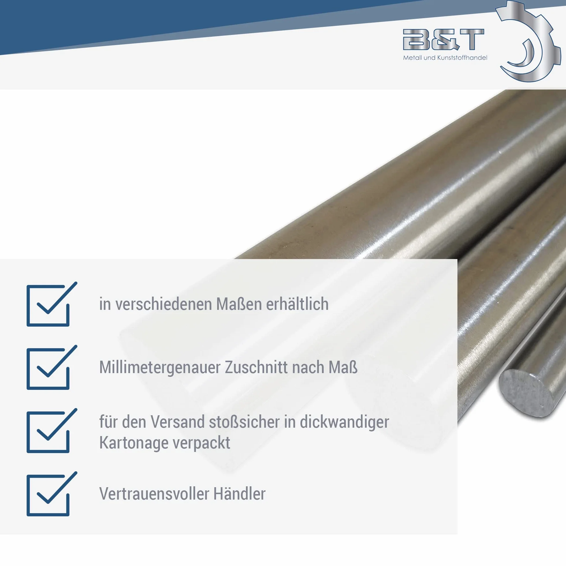 Punta tonda in acciaio INOX diametro 12 mm rettificata H9 K240 lunghezza 50 cm
