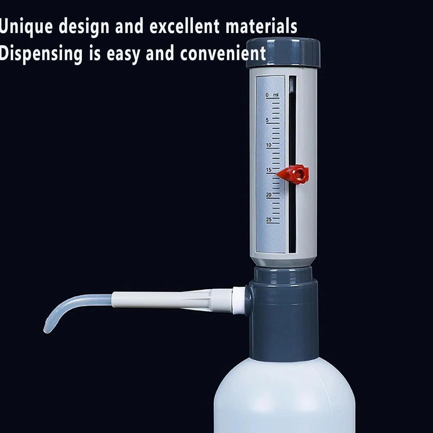 Dispenser per Bottiglia 0-25 ml, Pipetta Automatica Regolabile
