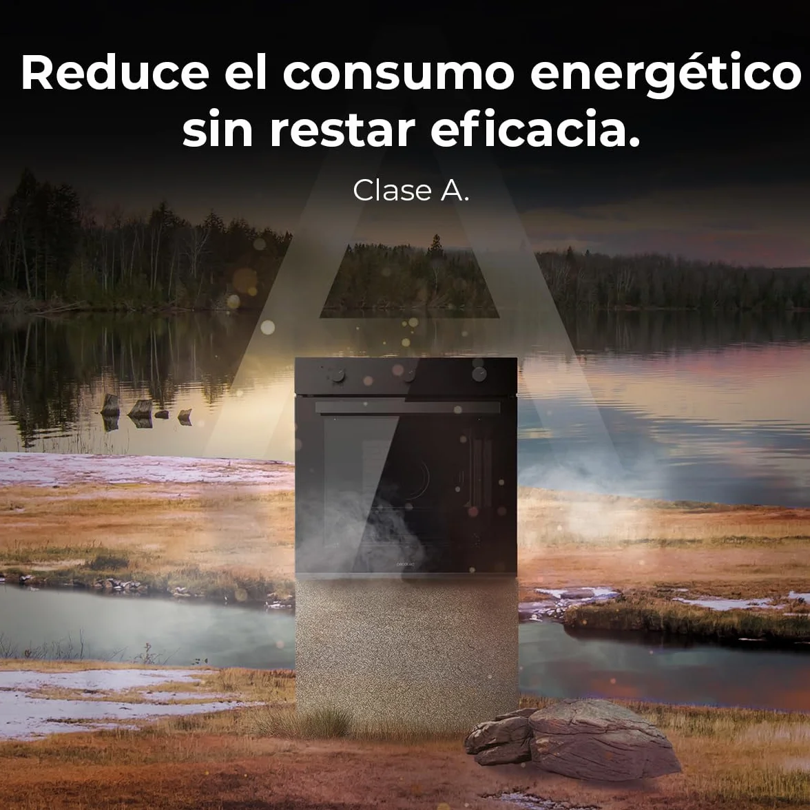 Cecotec Bolero Hexa M236000 Forno Incasso Multifunzione 70 L Dark Inox Steam Assist