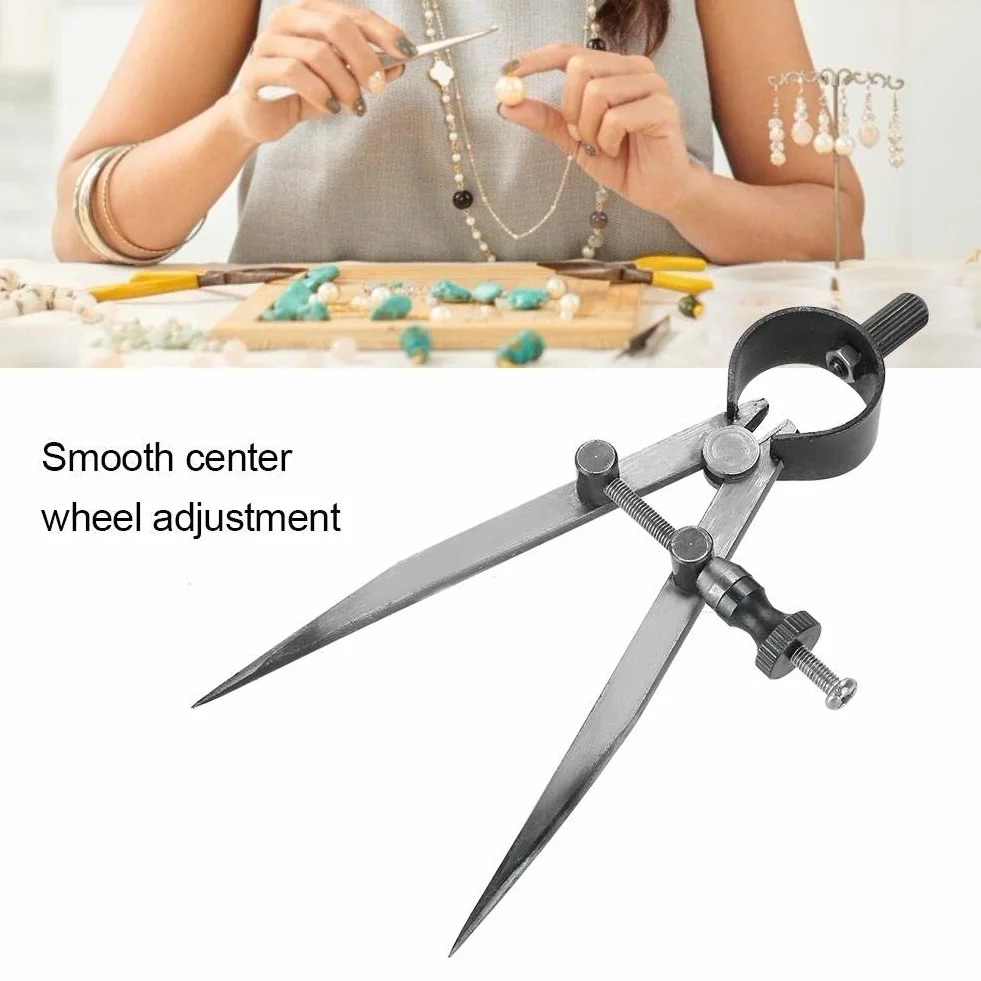Divider Caliper Spring Caliper Flat Leg Precision Angle Measuring Tool regolabile