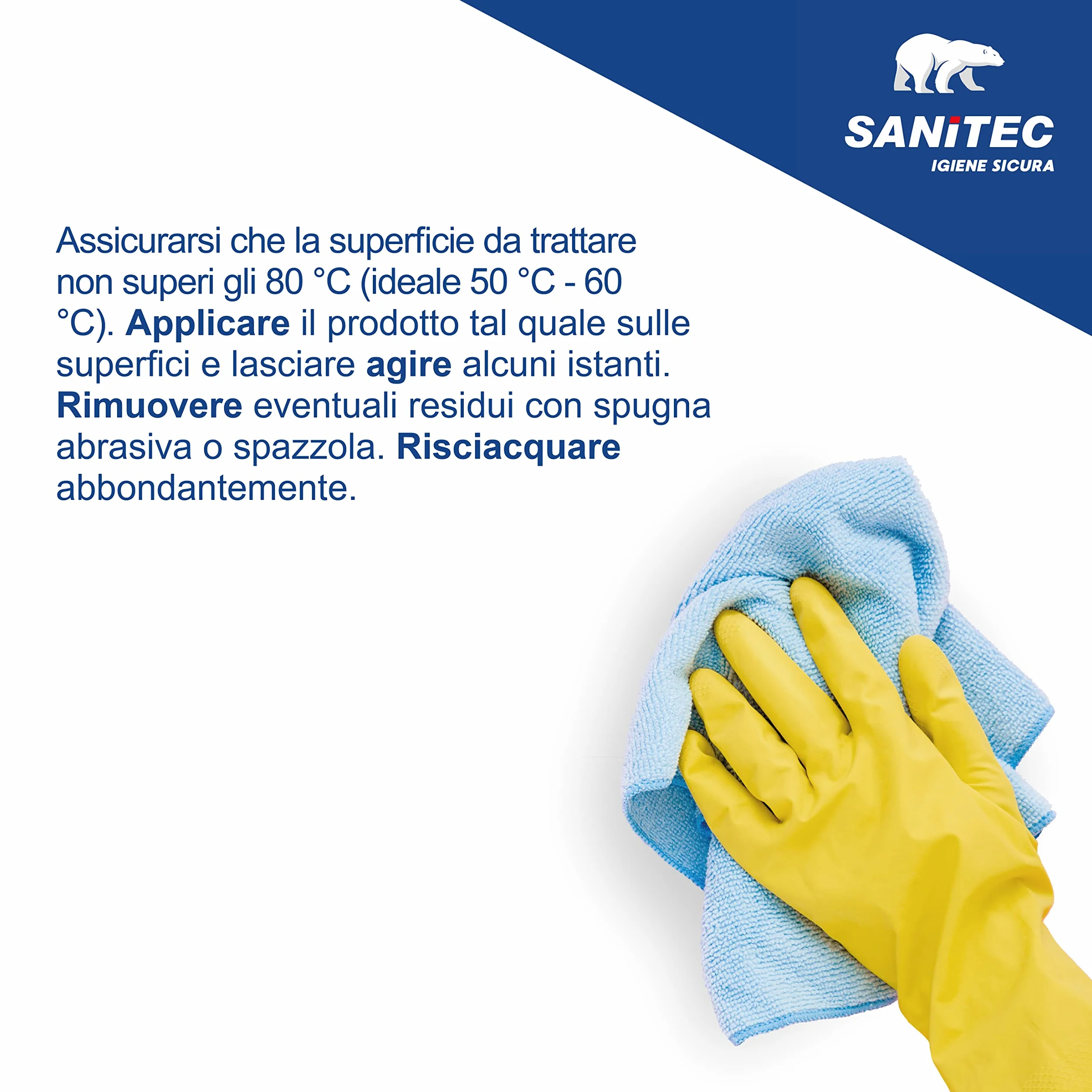 Sanitec Detergente Alcalino Schiumogeno Super Concentrato per Forni Grill e Piastre 6 Flaconi 750 ml